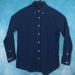 Tommy Hilfiger Slim Fit Stretch Long Sleeve Button Down Men's Shirt, Size Large